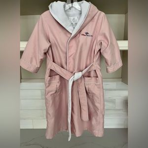Disney Pink and White Kids Pajama Robe